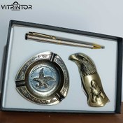 تصویر ست هدیه فندک جاسیگاری مردانه 