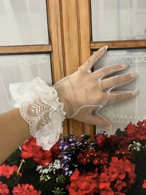 تصویر دستکش عروس کد ۲۰۷۱ 