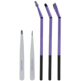 تصویر ست براش و اصلاح ابرو ریل تکنیک مدل Brow Set Real Techniques Brow Set