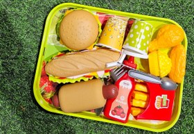 تصویر ست فست فود ۱۱ تکه اسباب بازی 