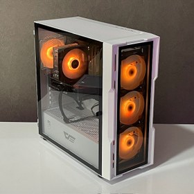 تصویر کامپیوتر گیمینگ DarkFlash DK431Glass i514400F RTX5060Ti 32GB 