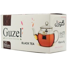 تصویر چای تی بگ ساده گوزل ۲۵ عددی 