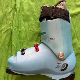 تصویر کفش اسکی مدل Lange Ski boots fluid 100 crazy blue 