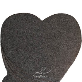 تصویر کتیبه گرانیت طرح قلب 