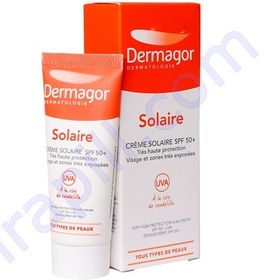 تصویر ضد آفتاب فاقد چربی 3 در 1 درماگور SPF50 حجم 40 میلی لیتر 