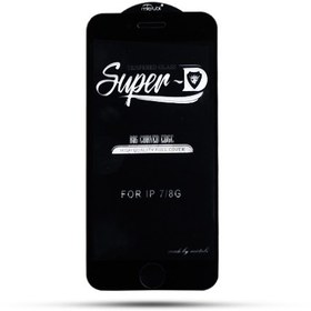 تصویر گلس مدل SUPER-D برای گوشی موبایل اپل آیفون iPhone7-Black 