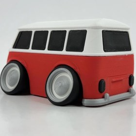 تصویر ماشین کارتونی مدل اتوبوس فولکس واگن 