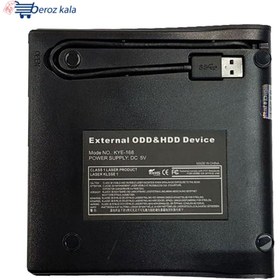 تصویر رایتر اکسترنال ایسوس DVD RW KYE-168 DVD RW ASUS KYE-168 External