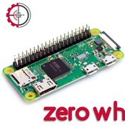 تصویر برد رزبری پای زیرو دبلیو Raspberry Pi ZERO WH 