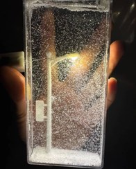 تصویر چراغ خواب شب برفی با نور ثابت و چشمک زن 