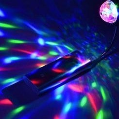 تصویر چراغ USB توپی SMALL LED رنگی 