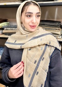 تصویر روسری گندم - خاکستری 