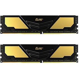 تصویر رم تیم گروپ الیت TEAMGROUP Elite Plus DDR4 8GB Kit (2x4GB) 2400MHz PC4-19200 CL16 Unbuffered Non-ECC 1.2V U-DIMM 288 