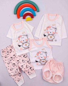 تصویر پنج تیکه نوزادی خرسی 