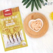 تصویر بستنی گربه ونپی با طعم ماهی تن و Wanpy Creamy Treats