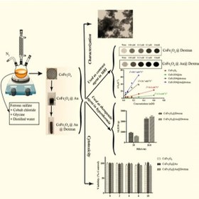 تصویر نانو ذرات فریت کبالت | CoFe2O4@Au@dextran CoFe2O4@Au@dextran nanoparticle