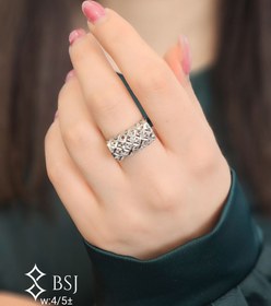 تصویر انگشتر نقره 