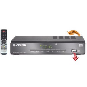 تصویر X-Vision XDVB-343 DVB-T XVision XDVB343 DVBT