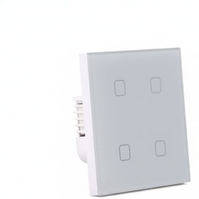 تصویر کلید چهار پل هوشمند Royal-سفید 