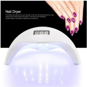 تصویر 48W LED Nail Art Polish Gel Light UV Lamp Manicure Dryer Curing Timer Tool 