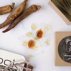 تصویر آبنبات جینسینگ قرمز شمس 