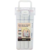 تصویر ماژیک 12 رنگ طیف پوست - بیسیک 