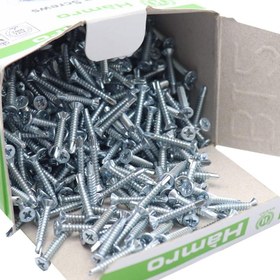 تصویر پیچ سر مته سایز 25×3٫9 میلی متر پک 1000 عددی Self Drilling Screw Phil Flat Head