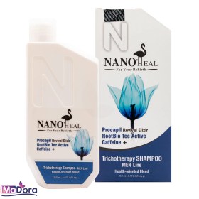 تصویر شامپو تقویت کننده و ضد ریزش موی سر نانوهیل مناسب اقایان Shampoo