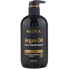 تصویر ژل شستشوی کرمی صورت حاوی روغن آرگان Adra Argan Oil Face Cream Wash