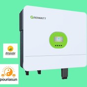 تصویر اینورتر هیبریدی خورشیدی گرووات مدل SPF6000 ظرفیت ۶ کیلووات تک فاز 
