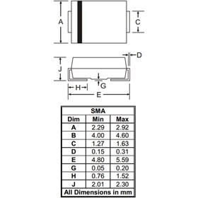 تصویر دیود اس ام دی 4007 SMD Diode 4007