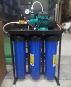 تصویر دستگاه تصفیه آب نیمه صنعتی ۴۰۰گالن 