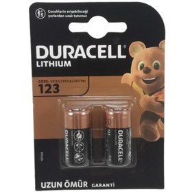 تصویر باتری لیتیومی دوراسل DURACELL-CR123 B2 