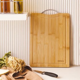 تصویر تخته برش کاراجا مدل Owen Rectangle Karaca Owen Rectangle Large Bamboo Cutting Board