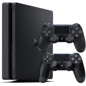 تصویر کنسول بازی سونی مدل Playstation 4 Slim کد Region 2 CUH-2200A ظرفیت 500 گیگابایت به همراه دسته اضافه 