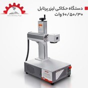 تصویر دستگاه حکاکی لیزر پرتابل 
