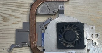 تصویر فن و هیت سینک نوت بوک دل | DELL N1520 Notebook Fan & HeatSink 