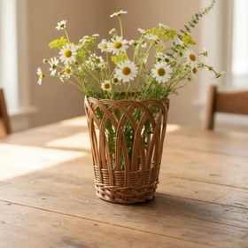 تصویر لیوان حصیری-جاقاشقی حصیری 