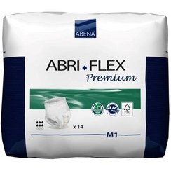 تصویر پوشک بزرگسال شورتی ابری فلکس لارج abri flex L1 بسته 14 تایی abri flex L1