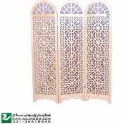 تصویر پارتیشن پاراوان متحرک چوبی سنتی مدل 503 