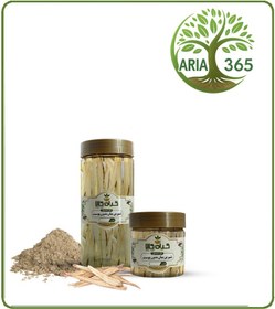 تصویر ریشه شیرین بیان (بدون پوست) خشک یا پودری بسته بندی 