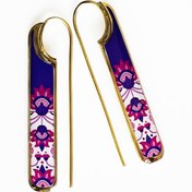 تصویر گوشواره برنجی فلامینگو کد 38 