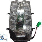 تصویر خطر عقب موتورسیکلت پالس 