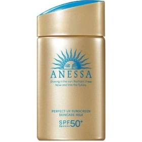 تصویر کرم ضدآفتاب انسا anessa اس پی اف 50 Anessa Perfect UV Sunscreen Skincare Milk SPF 50+ PA++++