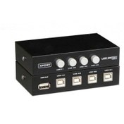 تصویر هاب سوئیچ 2 پورت پرینتر وی نت مدل V-Net V-SWUSBM04 