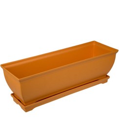 تصویر گلدان شهرآذین مدل 6060 ارتفاع 19.5 سانتی متر 