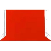 تصویر فون عکاسی شطرنجی قرمز سایز ۳×۵ متر 