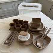 تصویر پک مسافرتی لیمون 6 نفره رنگ موکا 