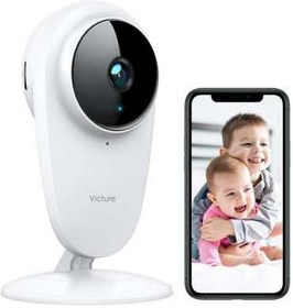 تصویر پیجر و دوربین امنیتی خانگی وکتور وای فای دار Victure 1080P FHD Baby Monitor Wireless Indoor Home Security Camera 