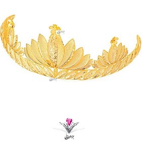 تصویر تاج طلا زنانه عربی (سایز کوچک) 